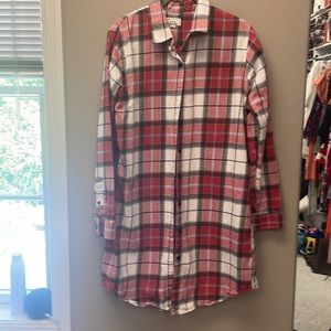 Flannel dress/top/shacket/nighty……